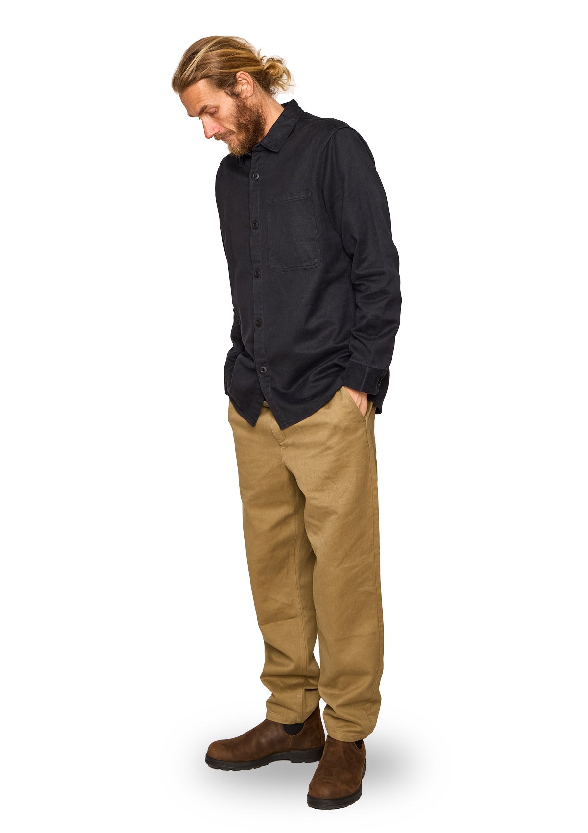 Hemp/ Organic Cotton Work Shirt - Twilight