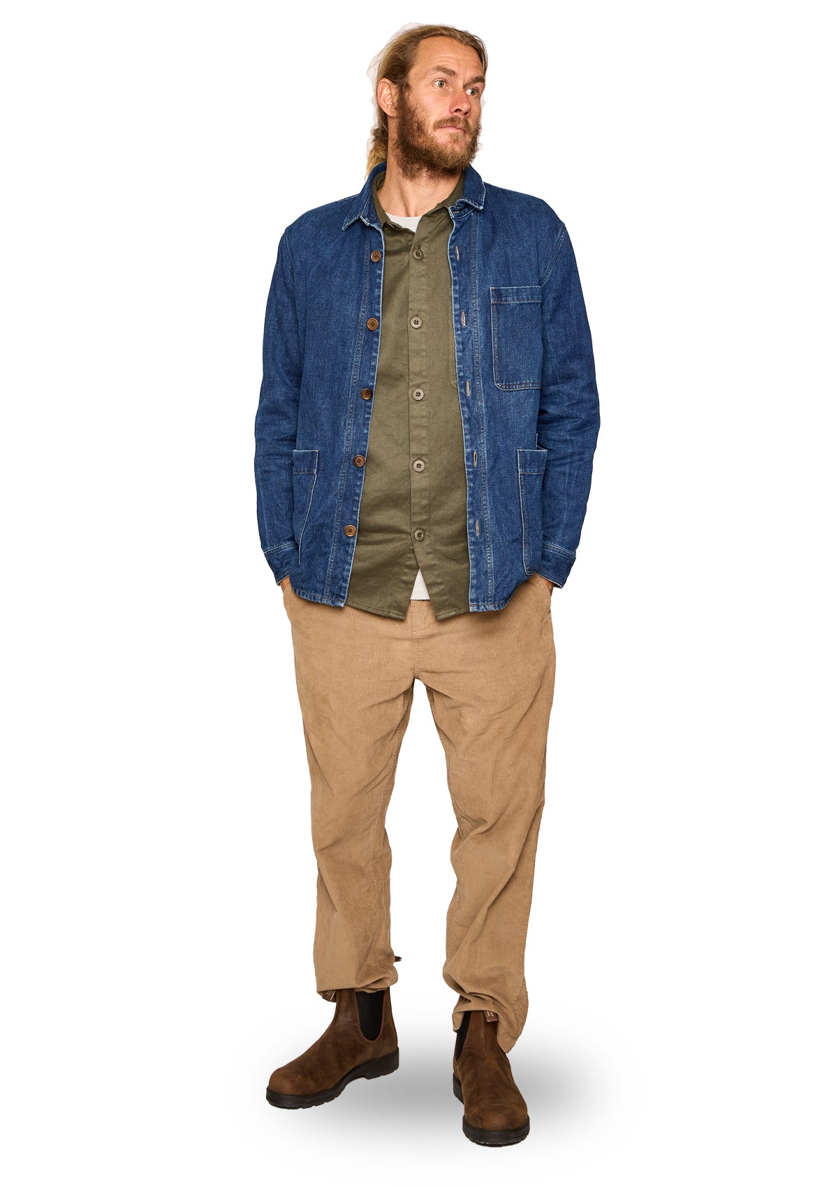 Hemp/ Organic Cotton Work Shirt - Dunegrass