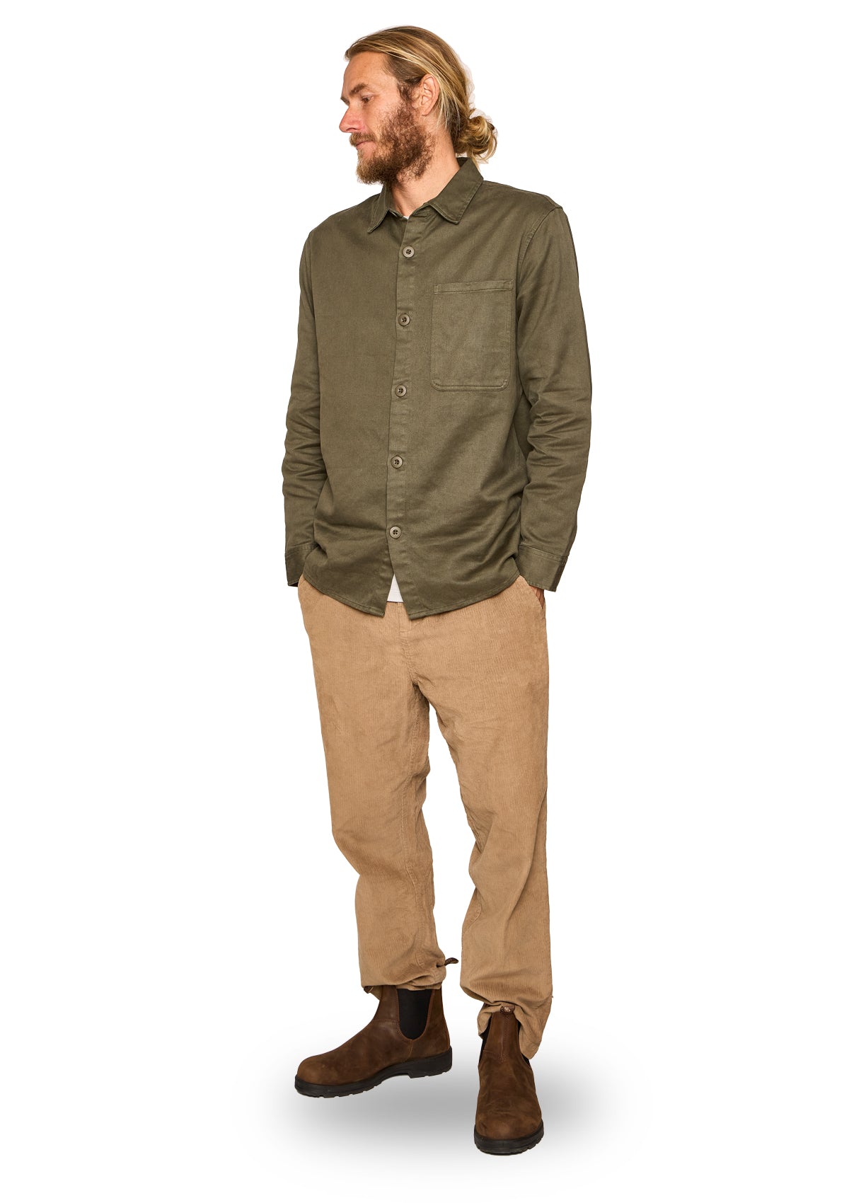 Hemp/ Organic Cotton Work Shirt - Dunegrass