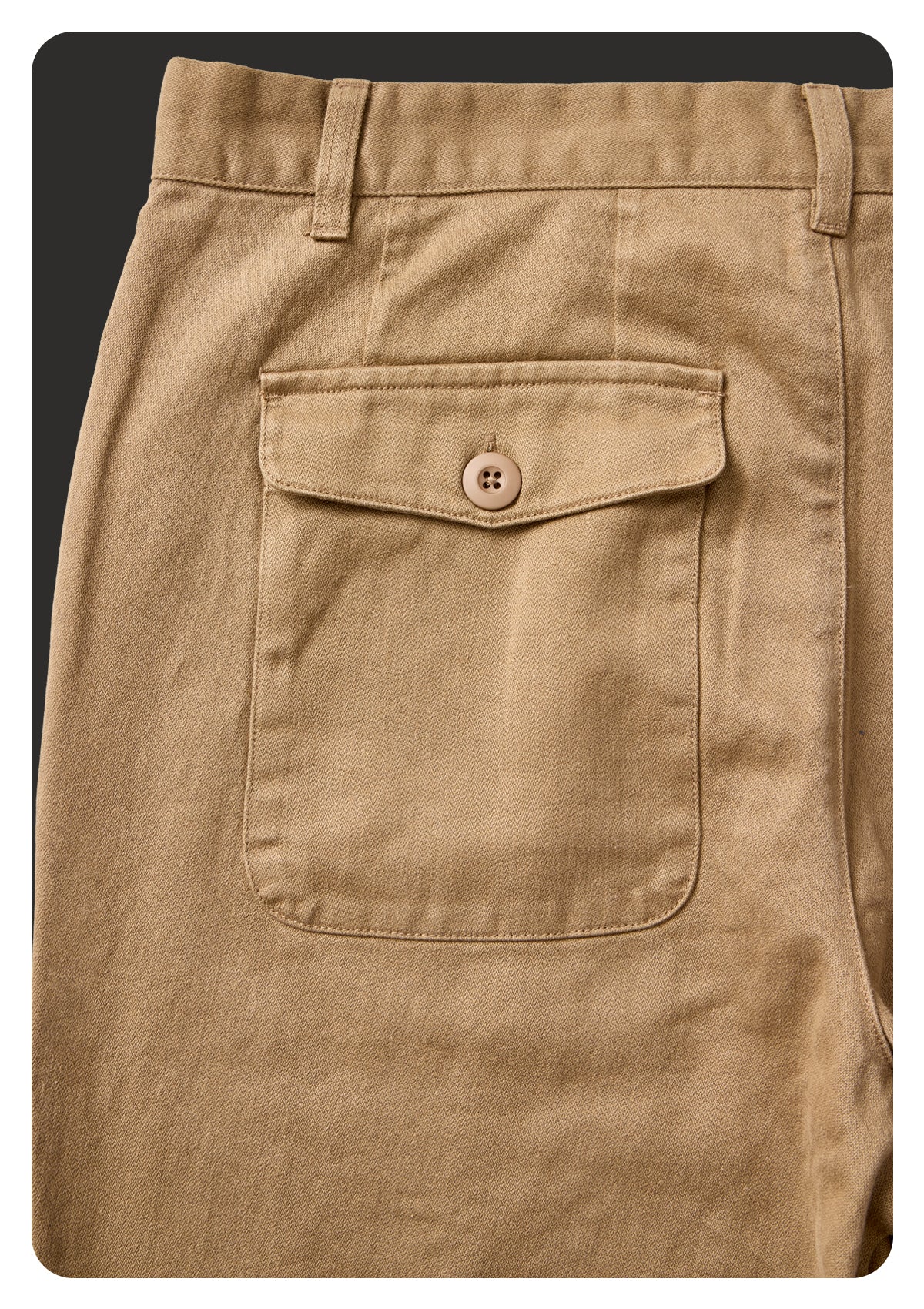 Hemp / Organic Cotton Work  Pant - Khaki