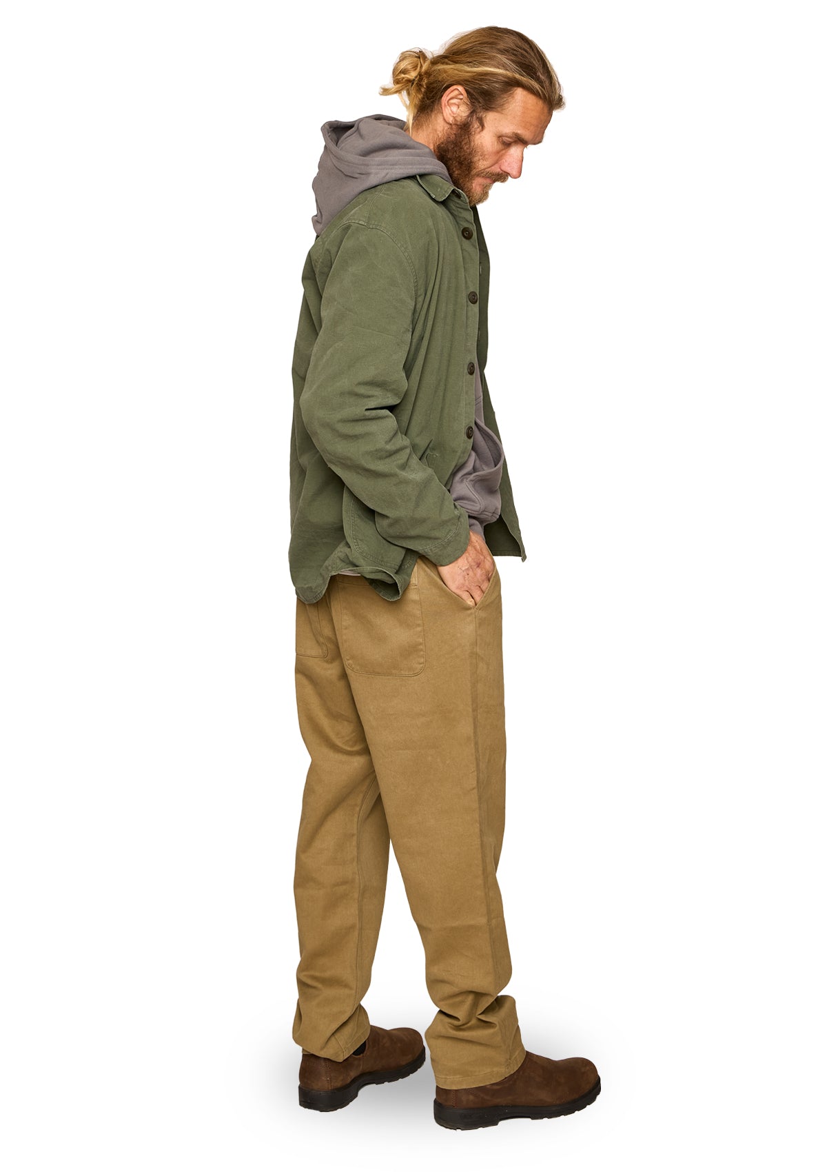 Hemp / Organic Cotton Work  Pant - Khaki