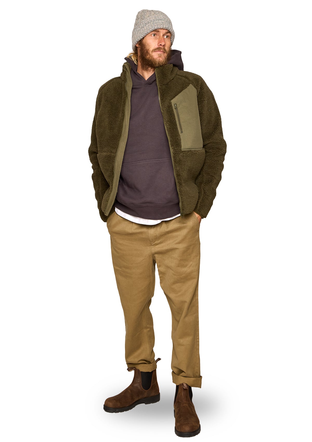Hemp / Organic Cotton Work  Pant - Khaki
