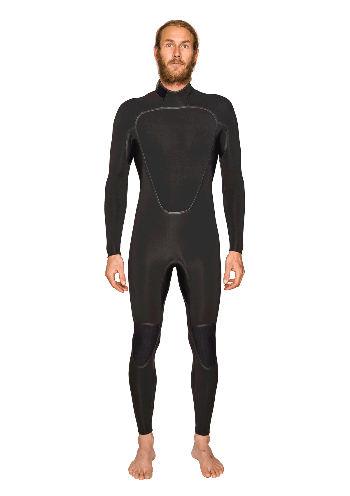 Mens 4/3 Premium Thermal Back Zip Wetsuit Steamer | needessentials