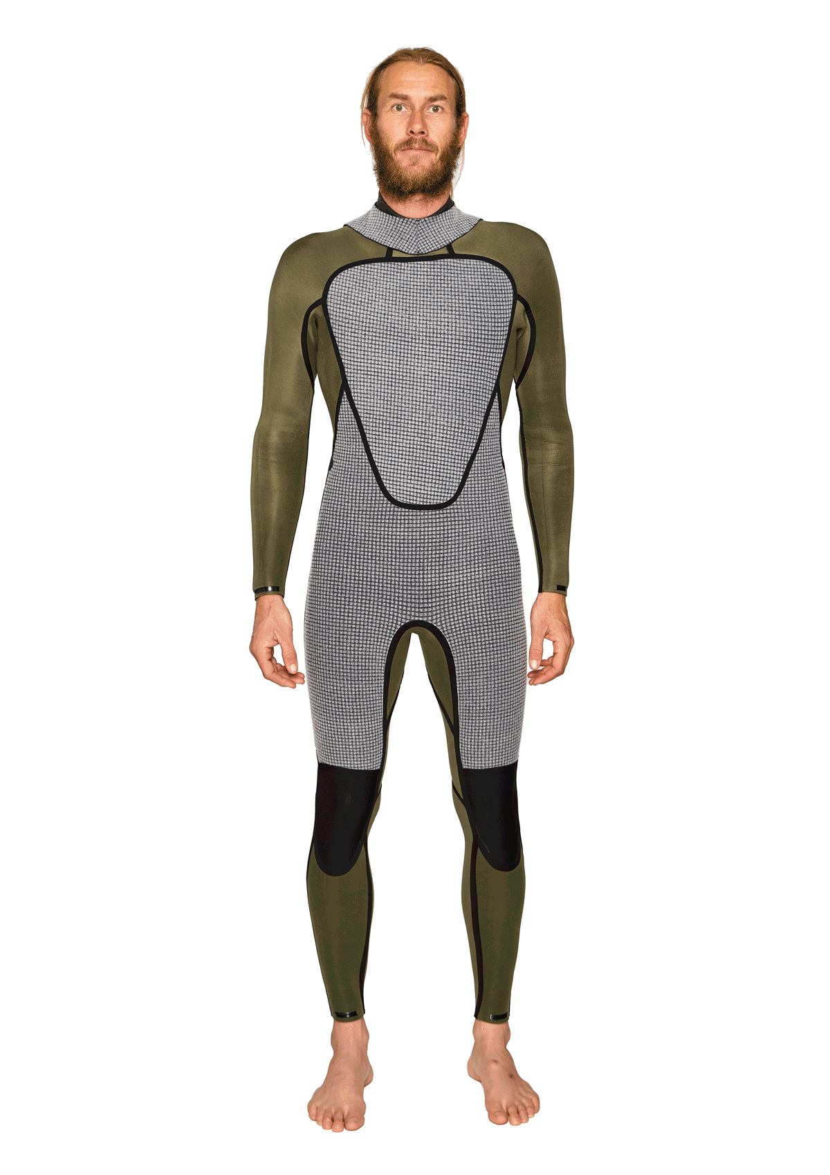 4/3 Back Zip Liquid Sealed Thermal Wetsuit