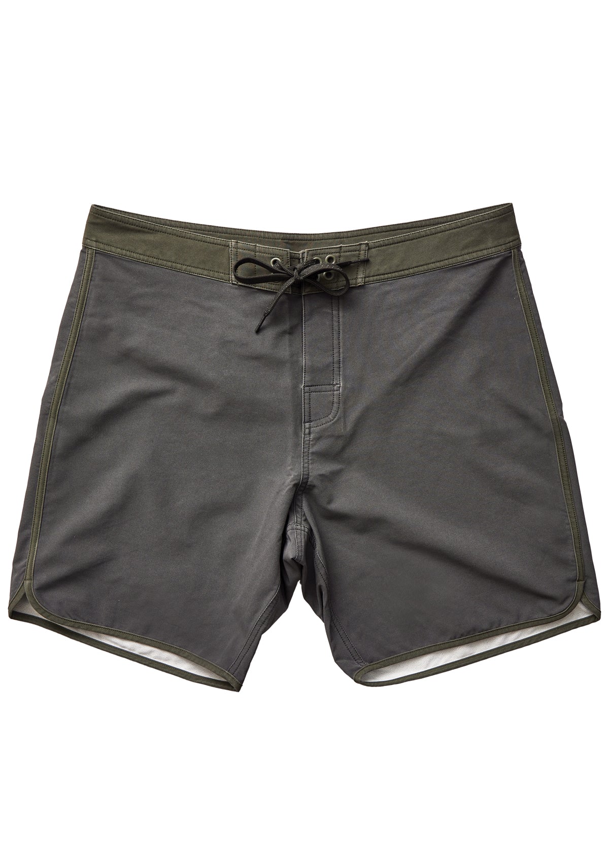 Charcoal Washed Scallop Boardshort