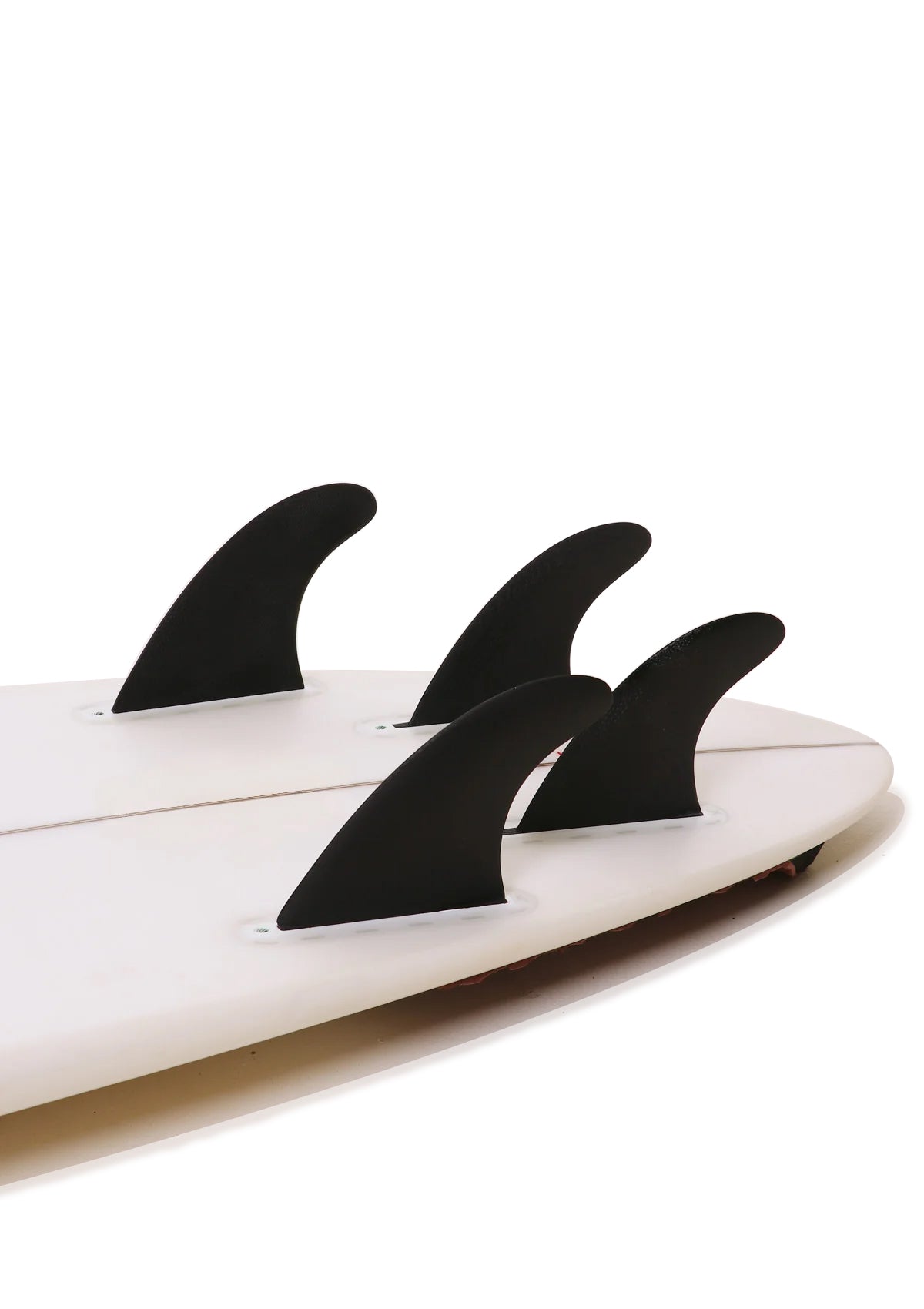 Hand Foiled Quad Rear Fins - Black