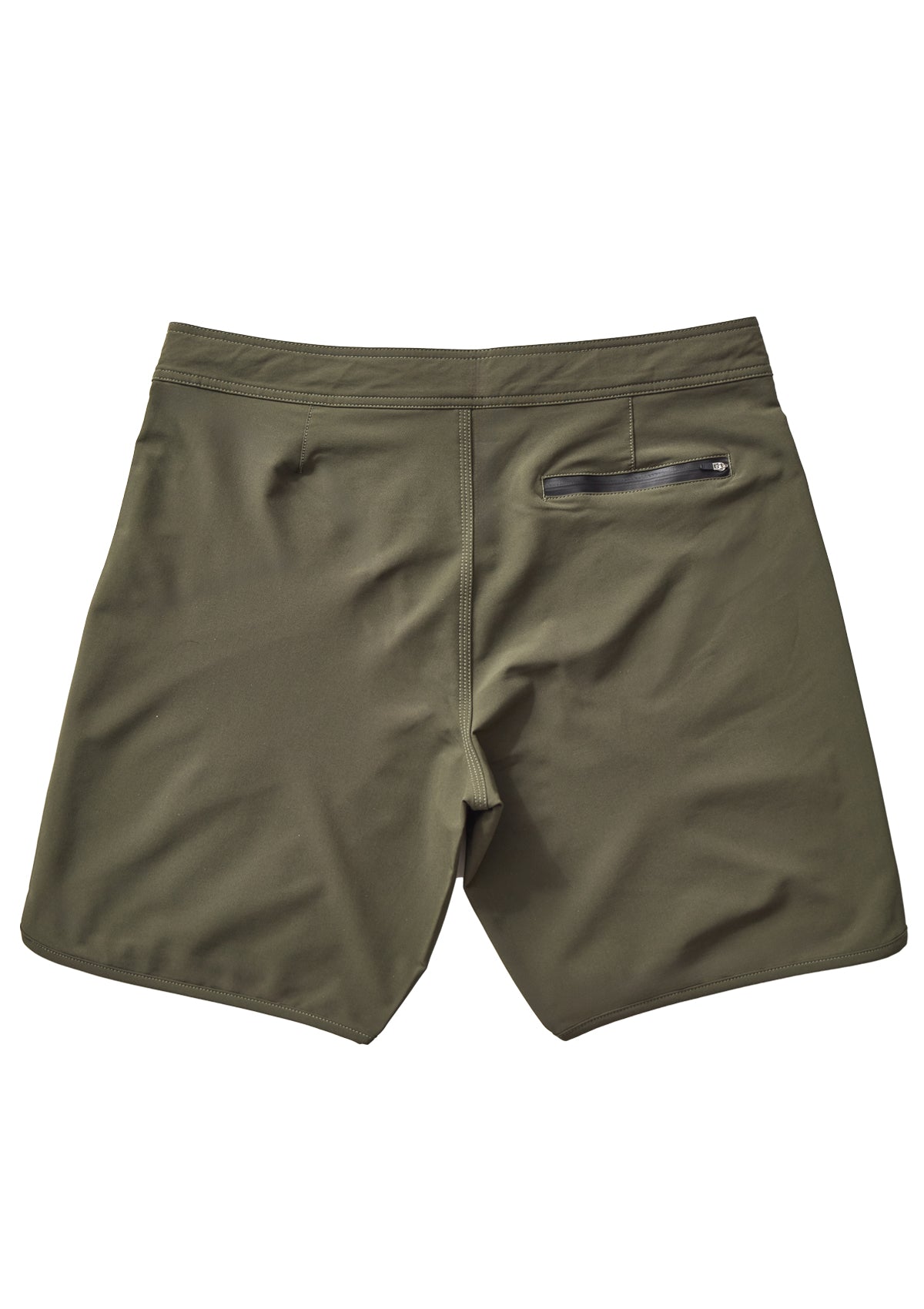 Mens Olive Scallop Boardshort | needessentials