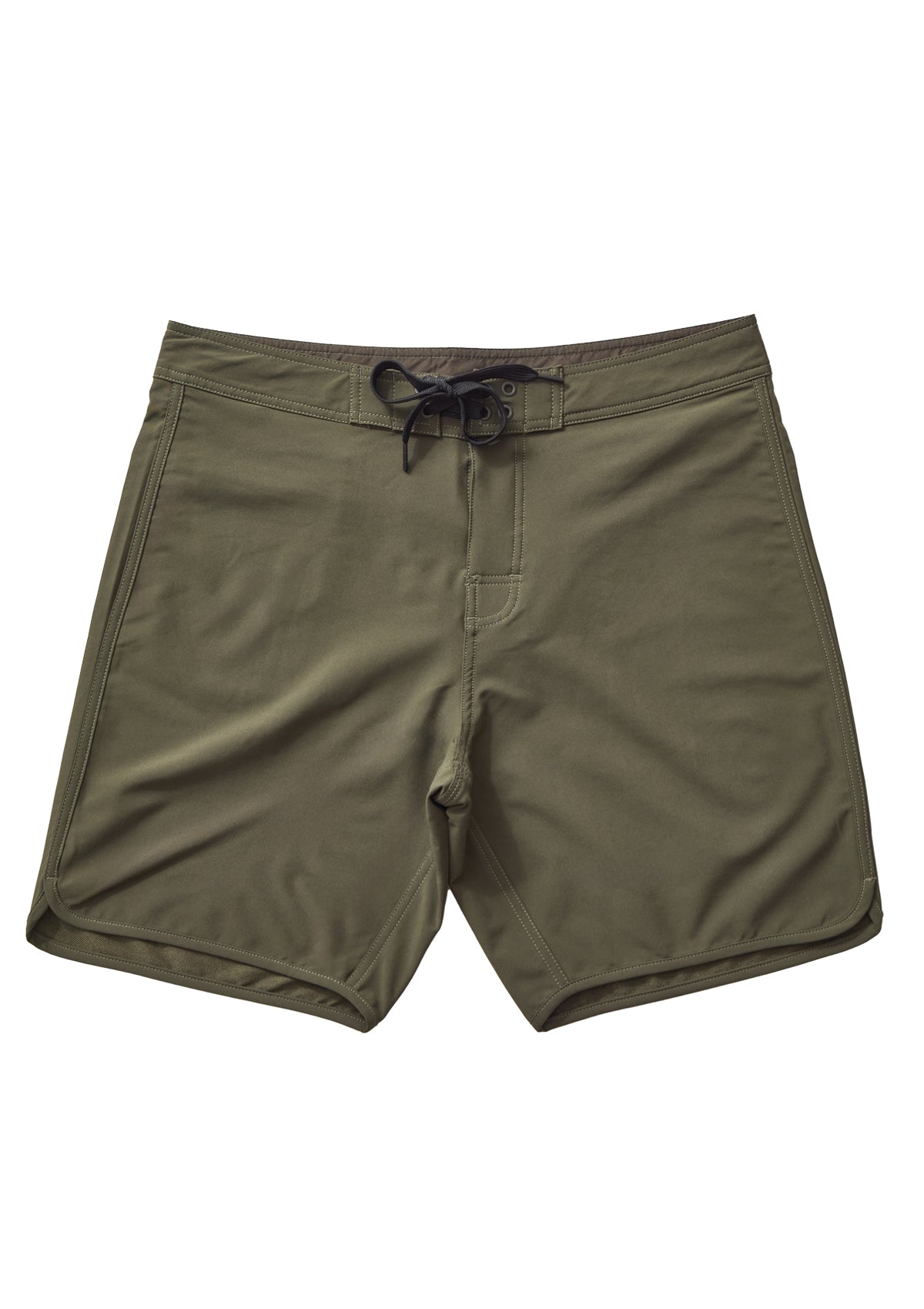Mens Olive Scallop Boardshort | needessentials