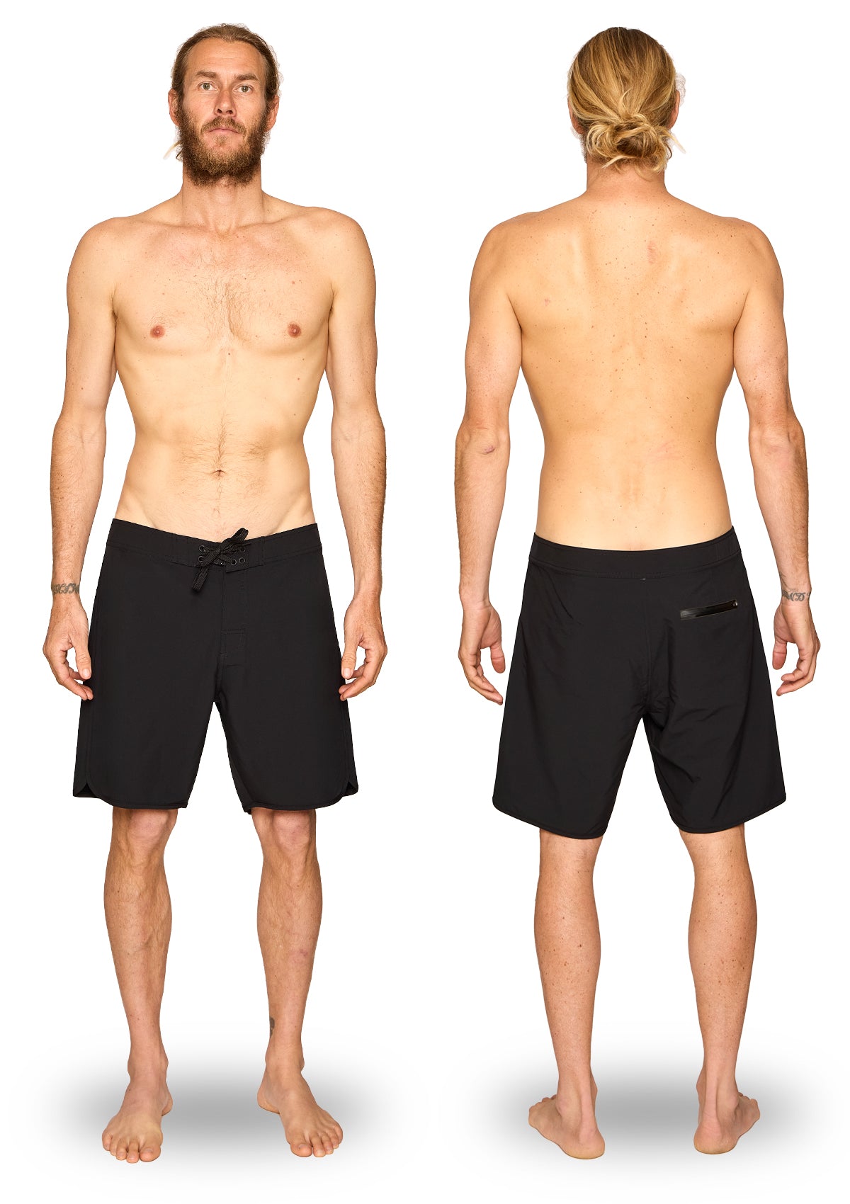Black-Scallop Boardshort