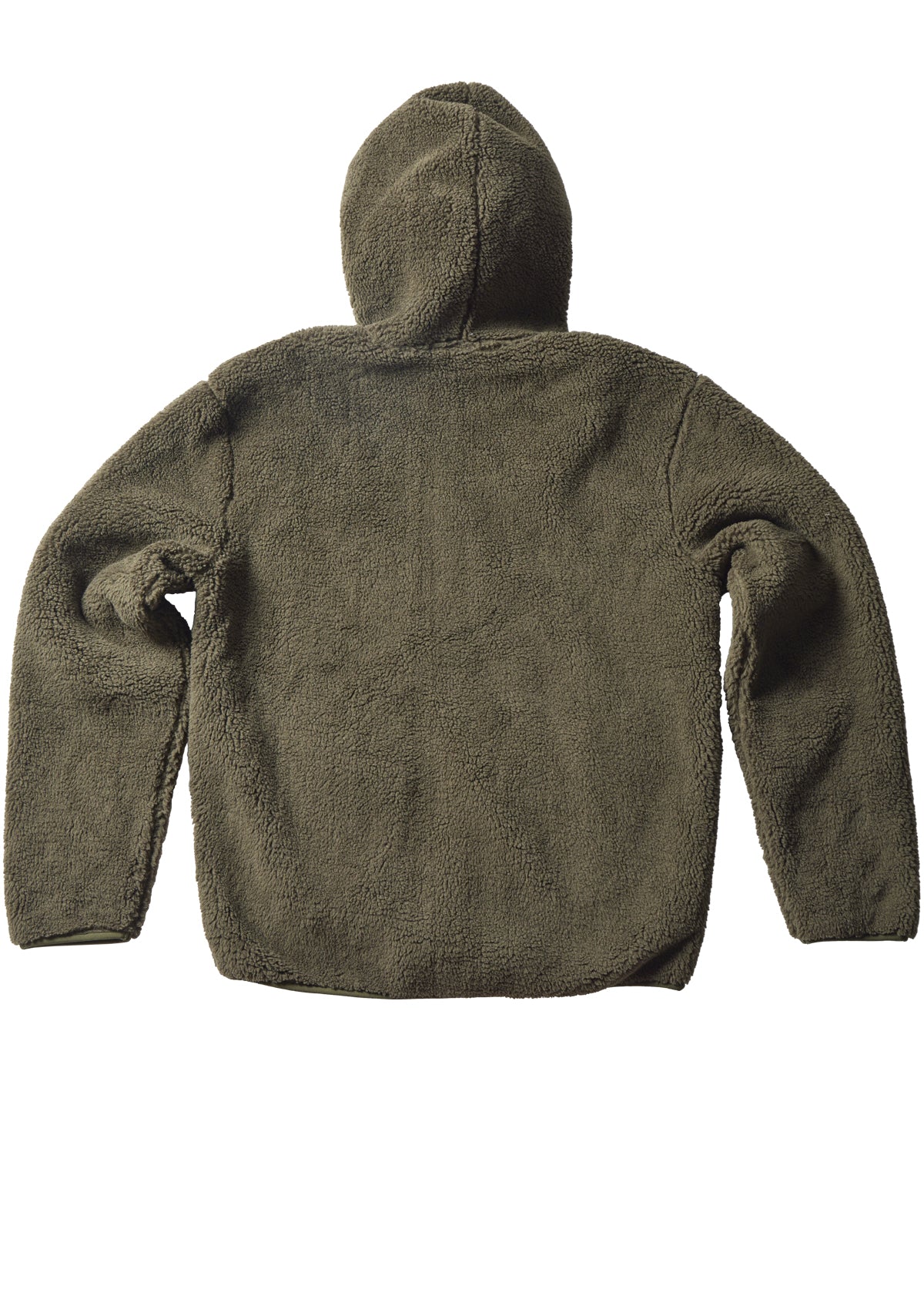 Sherpa Fleece Zip Hoodie Dunegrass needessentials