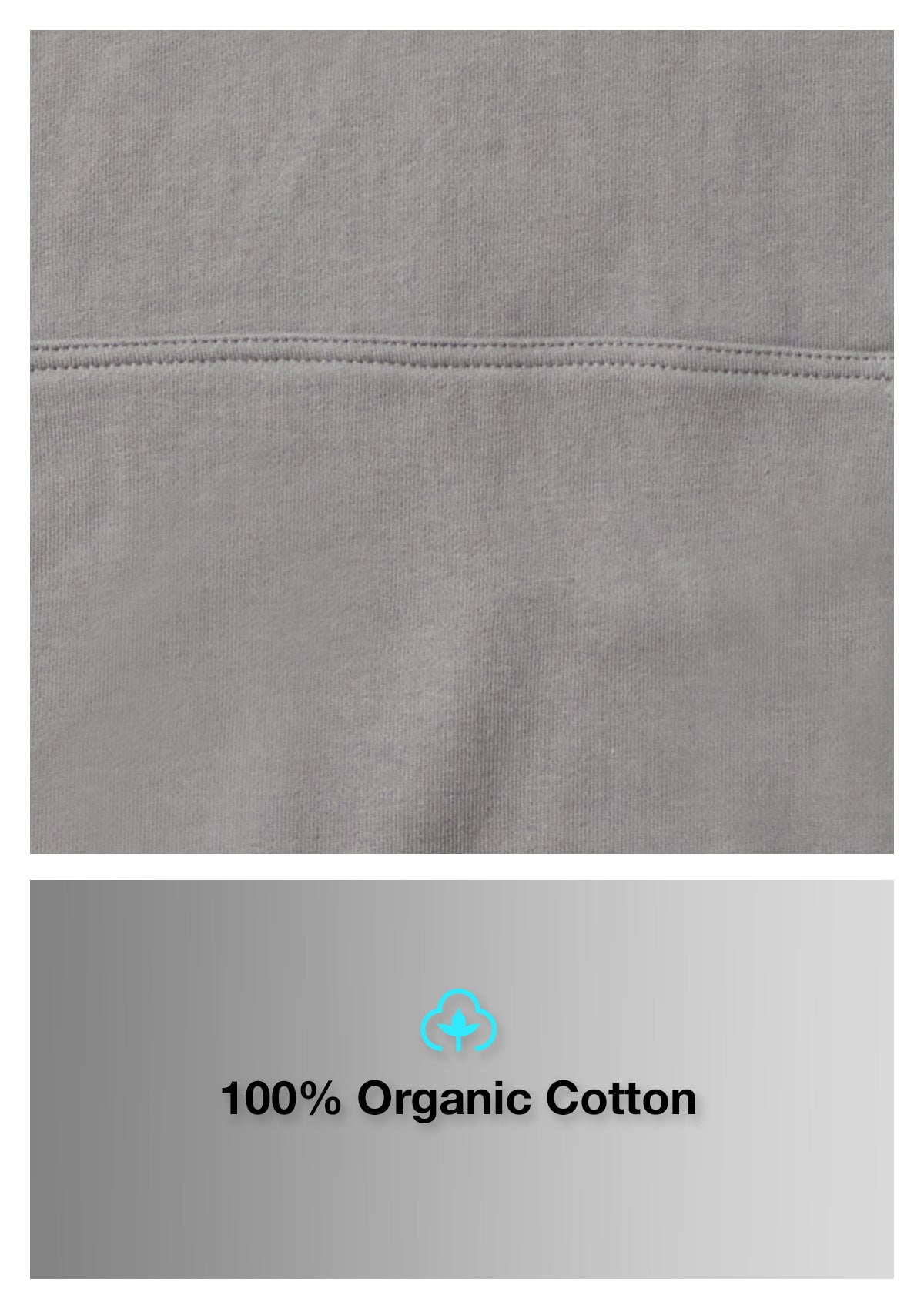Organic Cotton Hoodie - Smoke