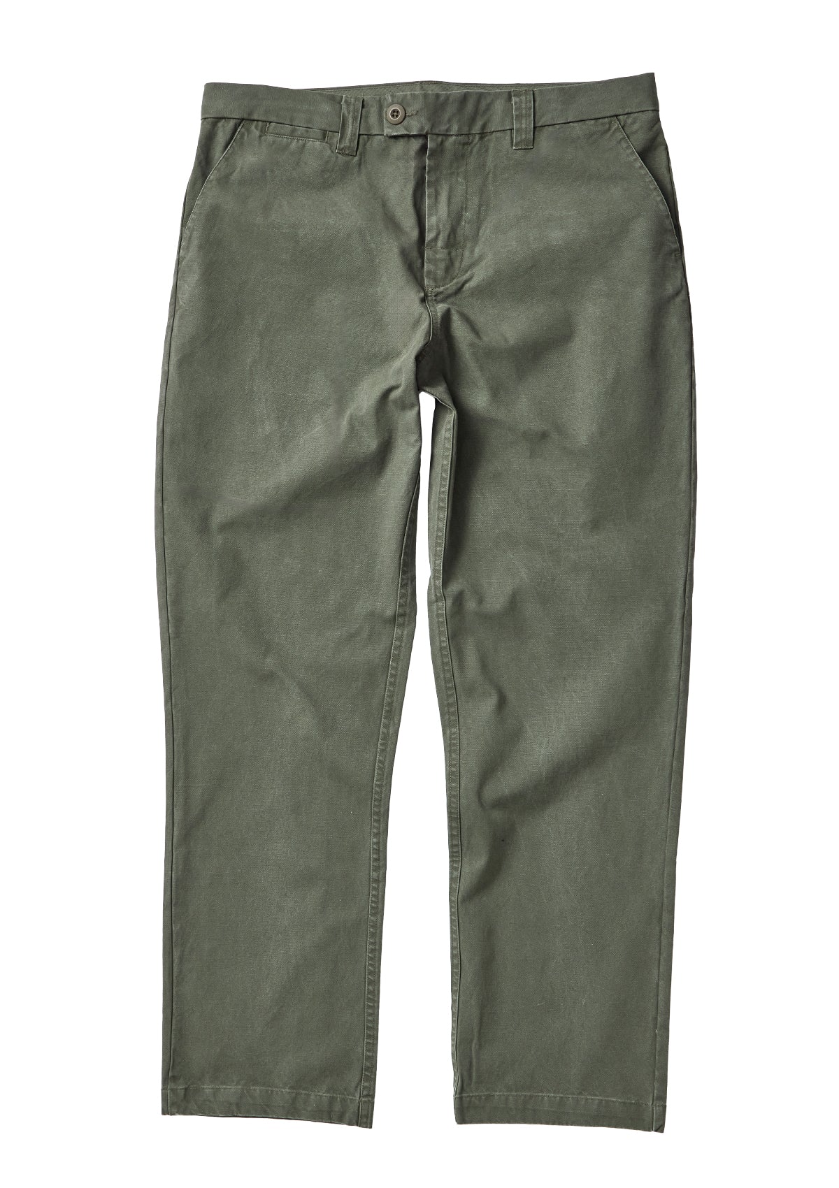 Organic Cotton Straight Leg Pant - Headland Green
