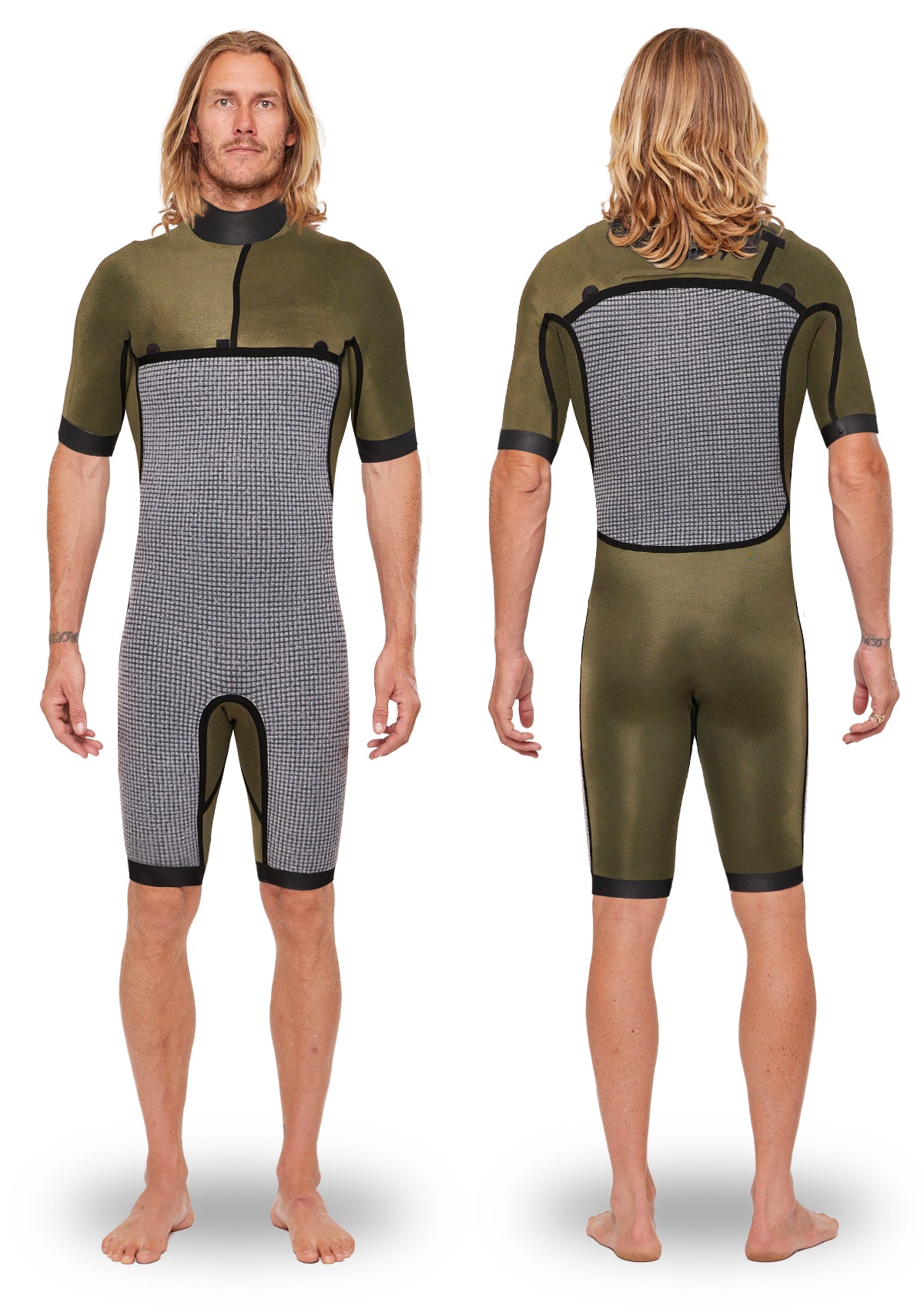 2mm Thermal Bib Zip Spring Wetsuit