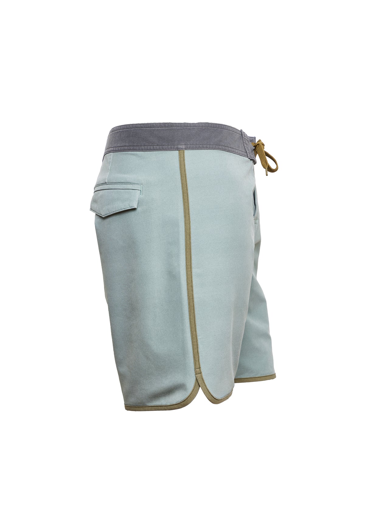 Sage Washed Scallop Boardshort