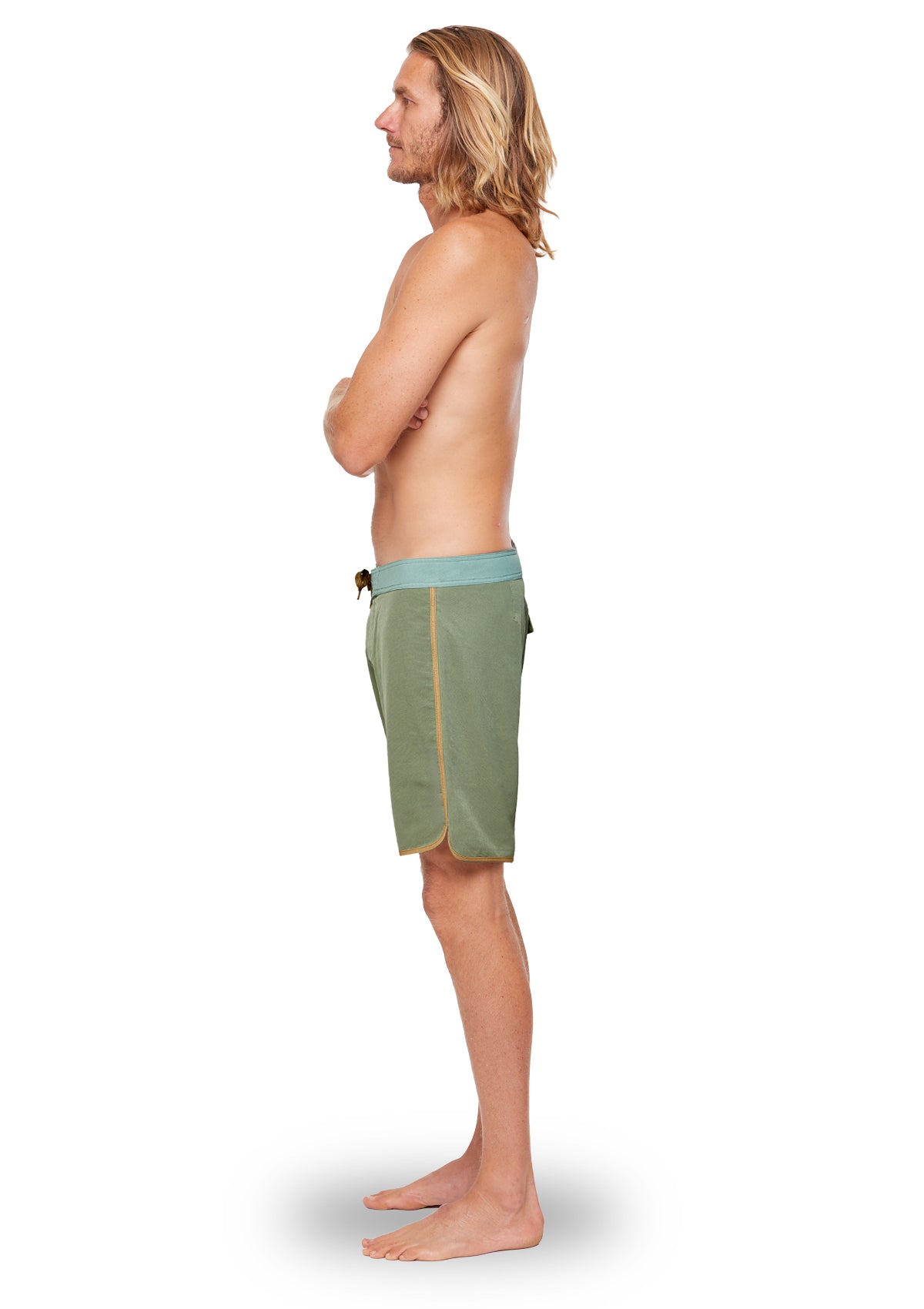 Eucalyptus Washed Scallop Boardshort