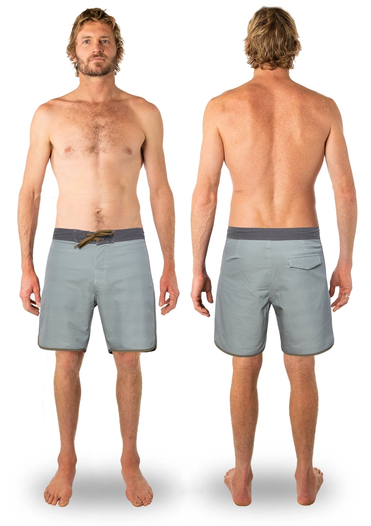 Sage Washed Scallop Boardshort