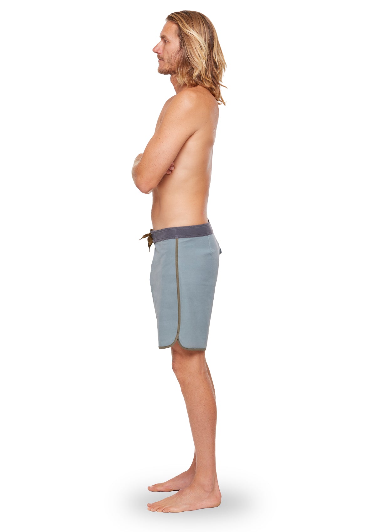 Sage Washed Scallop Boardshort