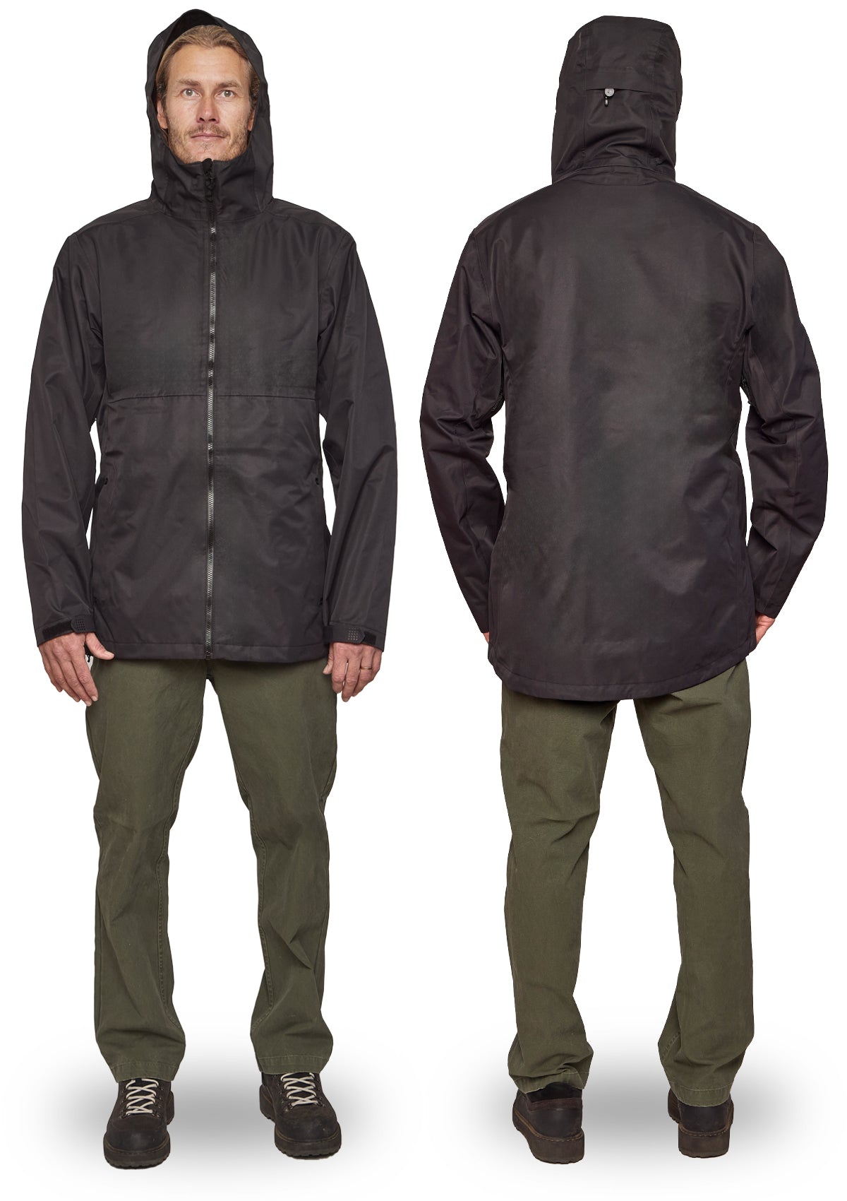 Hard Shell Jacket-Black