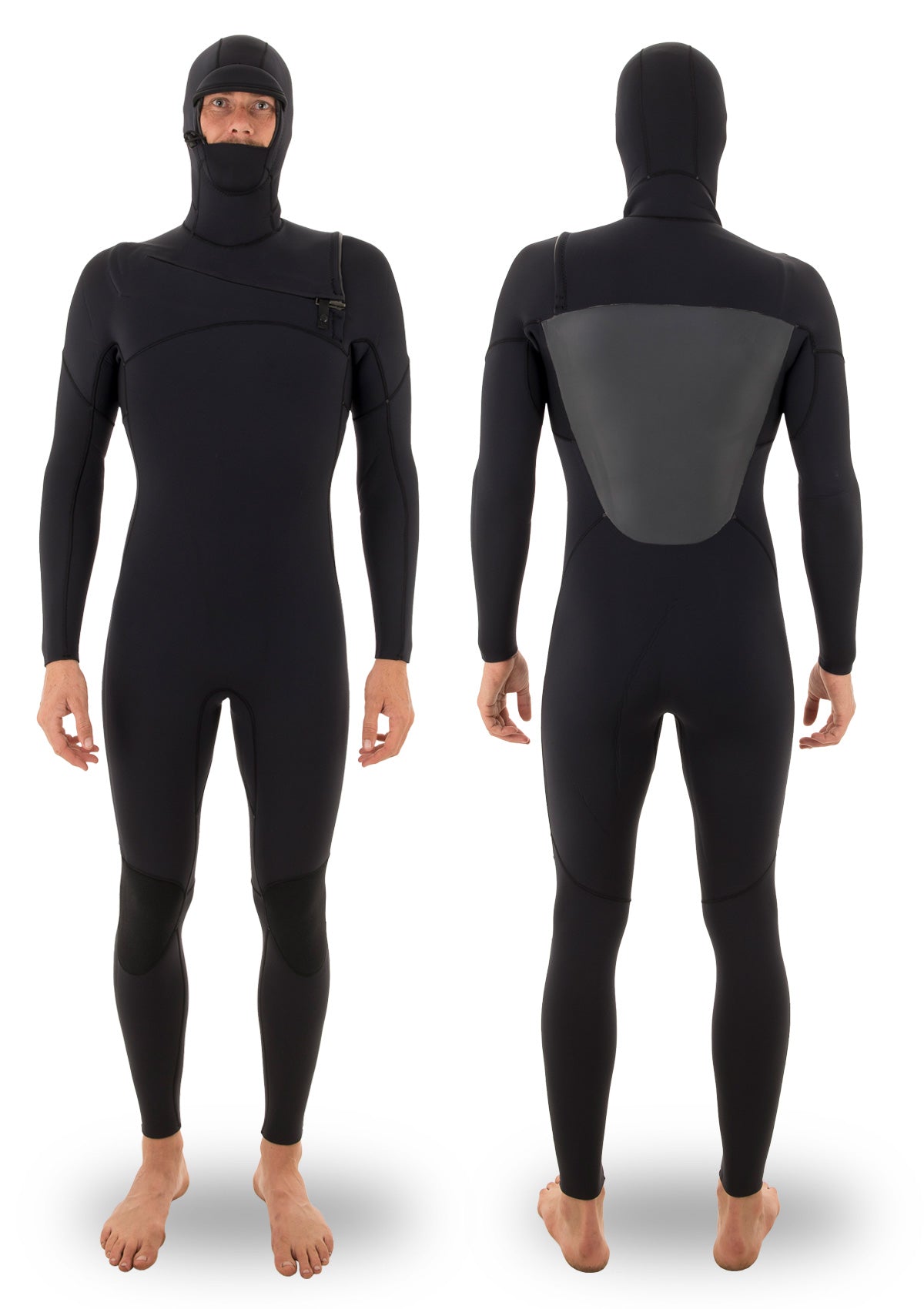5/4 Hooded Thermal Chest Zip Wetsuit