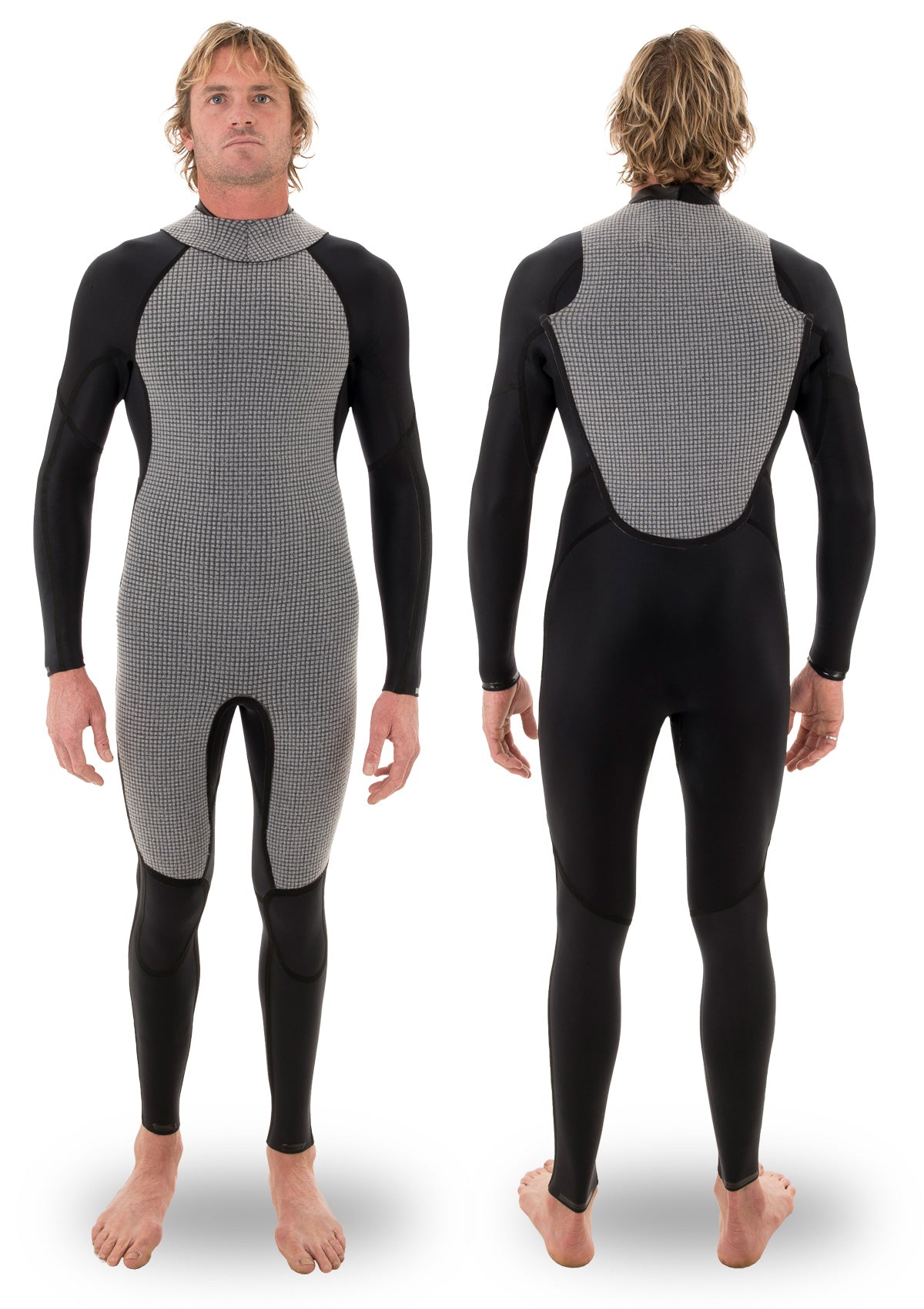 needessentials 4/3 back zip thermal wetsuit laurie towner surfing winter non branded big waves
