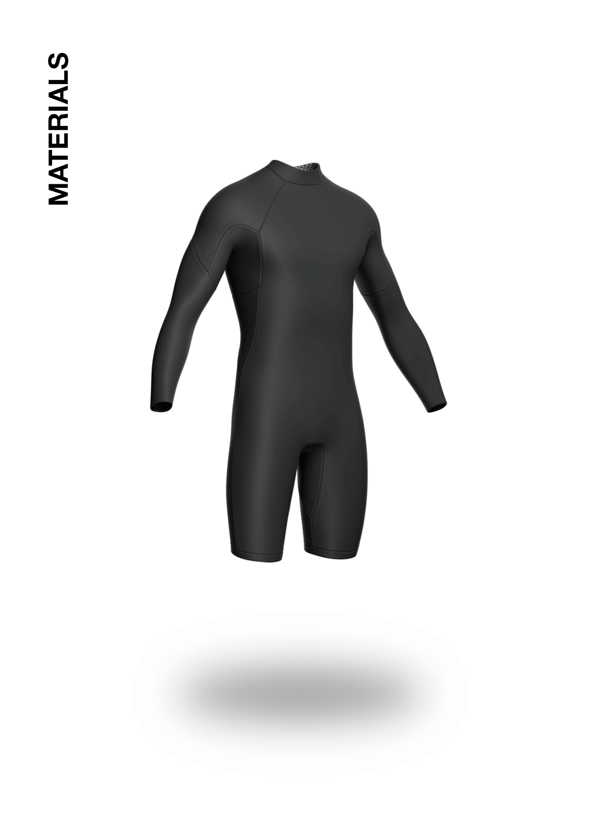 2mm Thermal Back Zip Long Arm Spring Wetsuit
