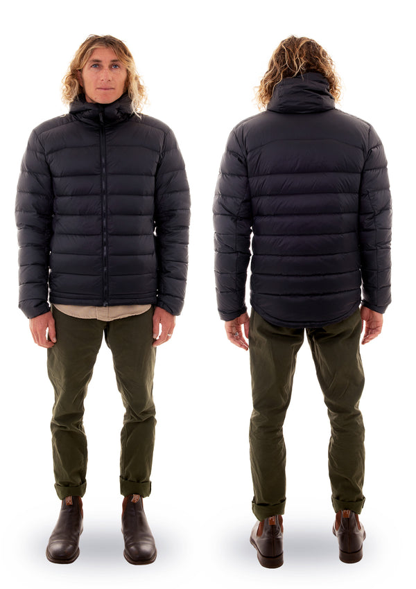 needessentials 750 down jacket puffer winter non branded black
