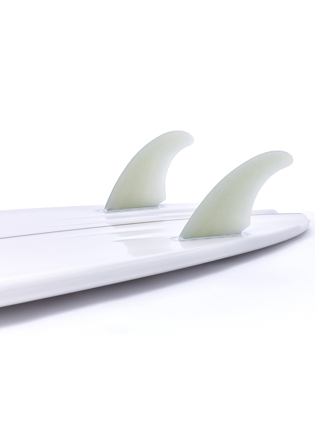 Torren Martyn Hand Foiled Raked Twin Fins - Clear