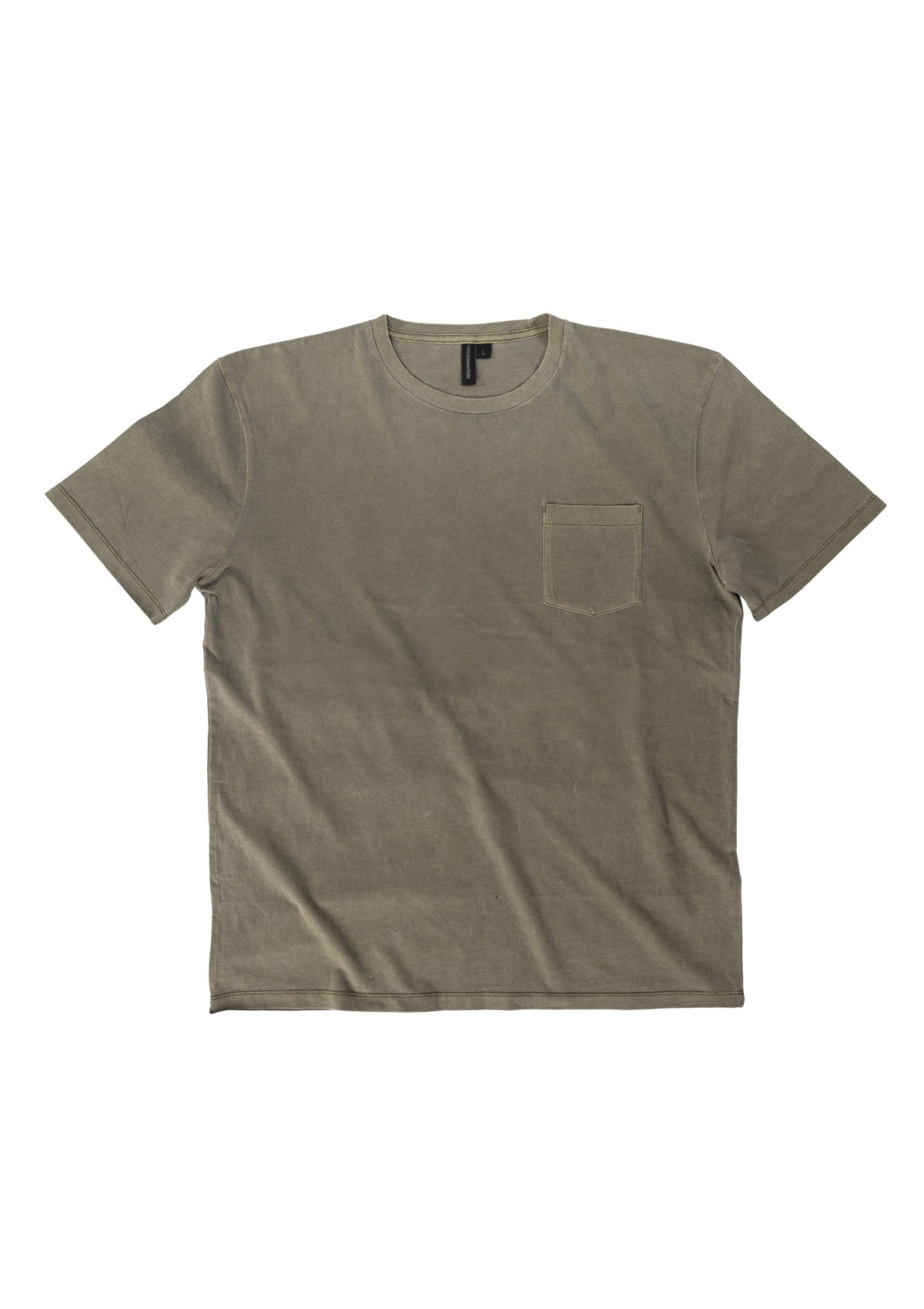 Organic Cotton Pocket T-shirt - Dunegrass | needessentials