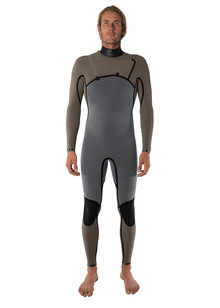 Last Chance) 4/3 Natural Rubber Zipperless Wetsuit Last Chance) 4/3 Natural Rubber Zipperless Wetsuit