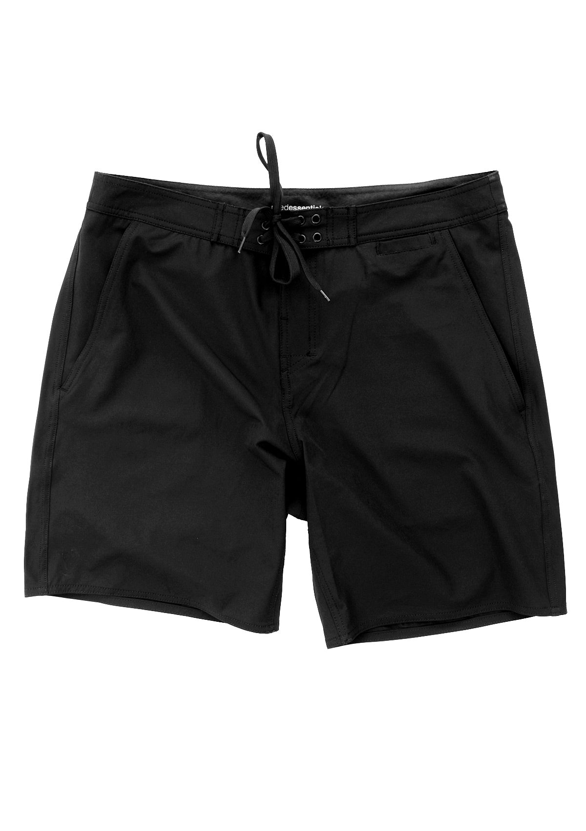 needessentials pocket mens surfing boardshorts non branded black