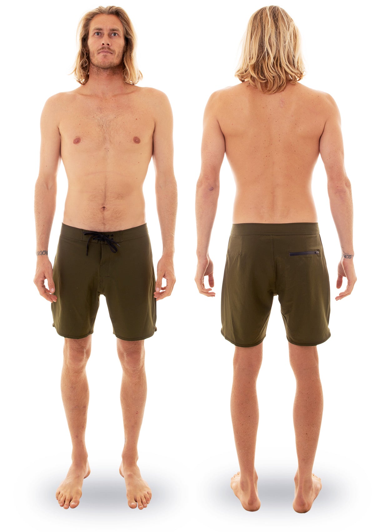 needessentials scallop mens surfing boardshorts non branded olive torren martyn