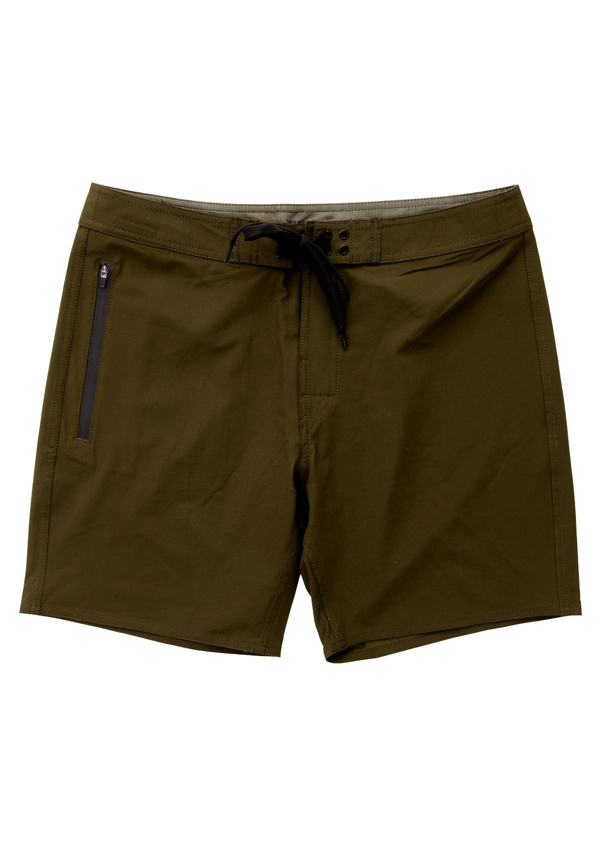 needessentials side mens surfing boardshorts non branded olive 