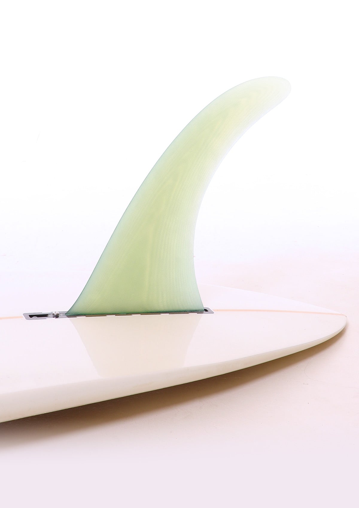 Hand Foiled 10” Single Raked Fin - Clear