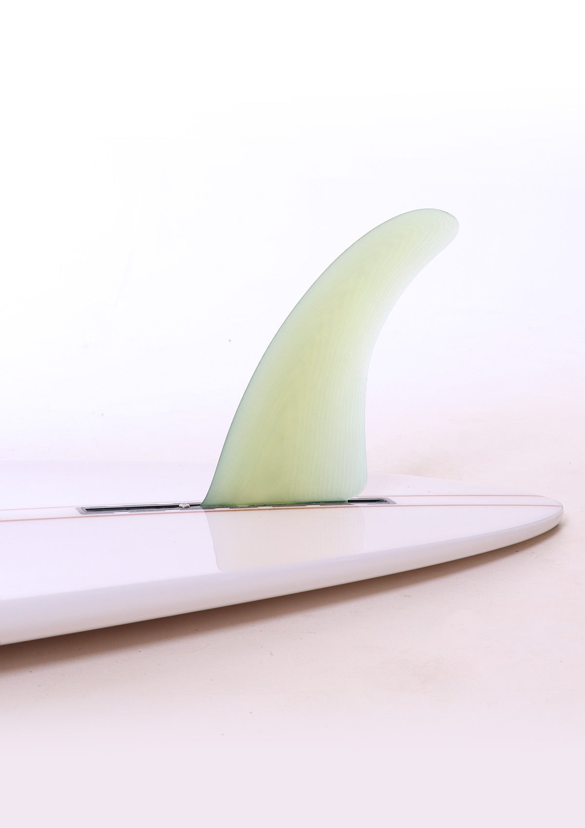 Hand Foiled 9" Single Whale Fin - Clear