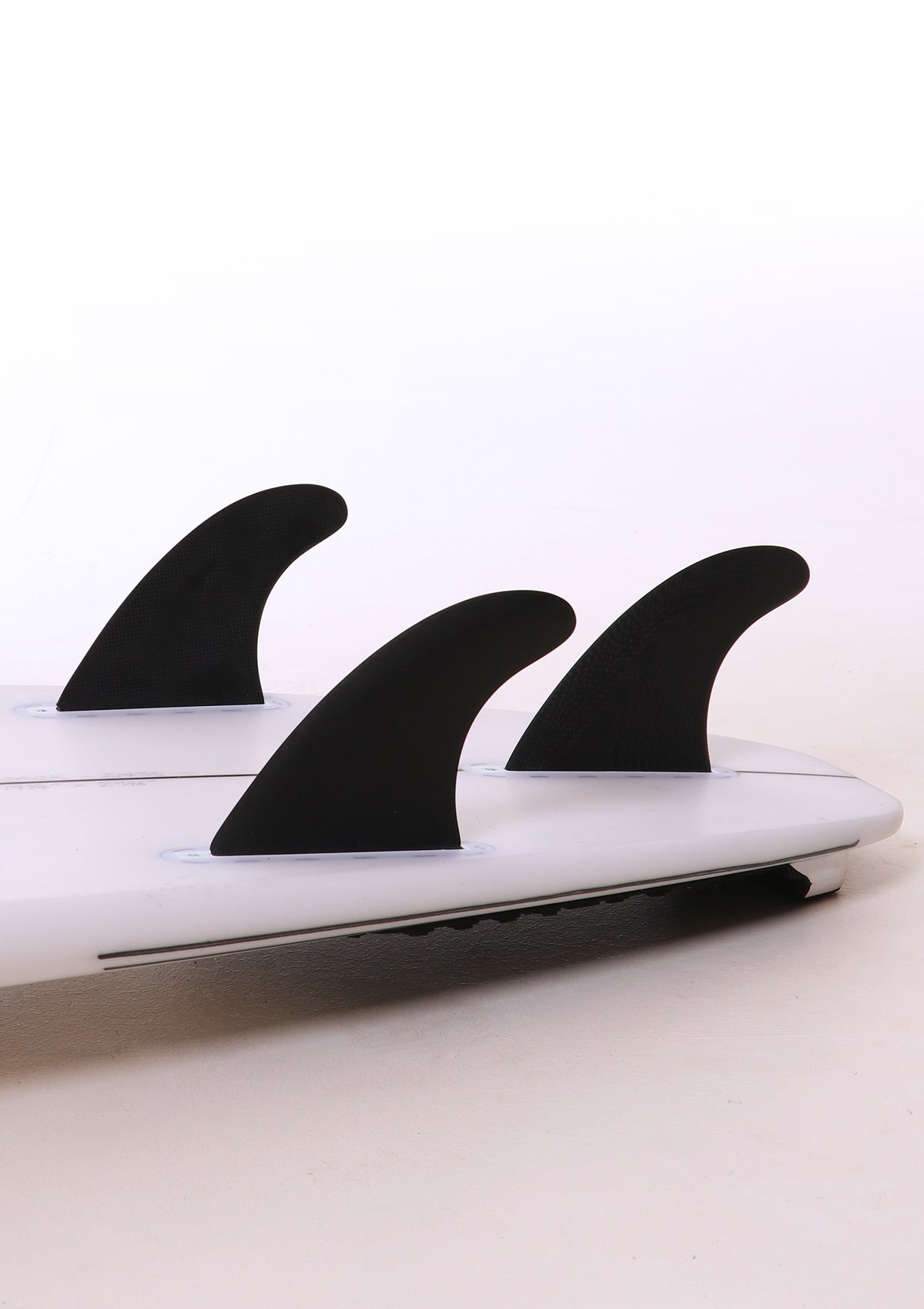 Hand Foiled Thruster Fins - Black