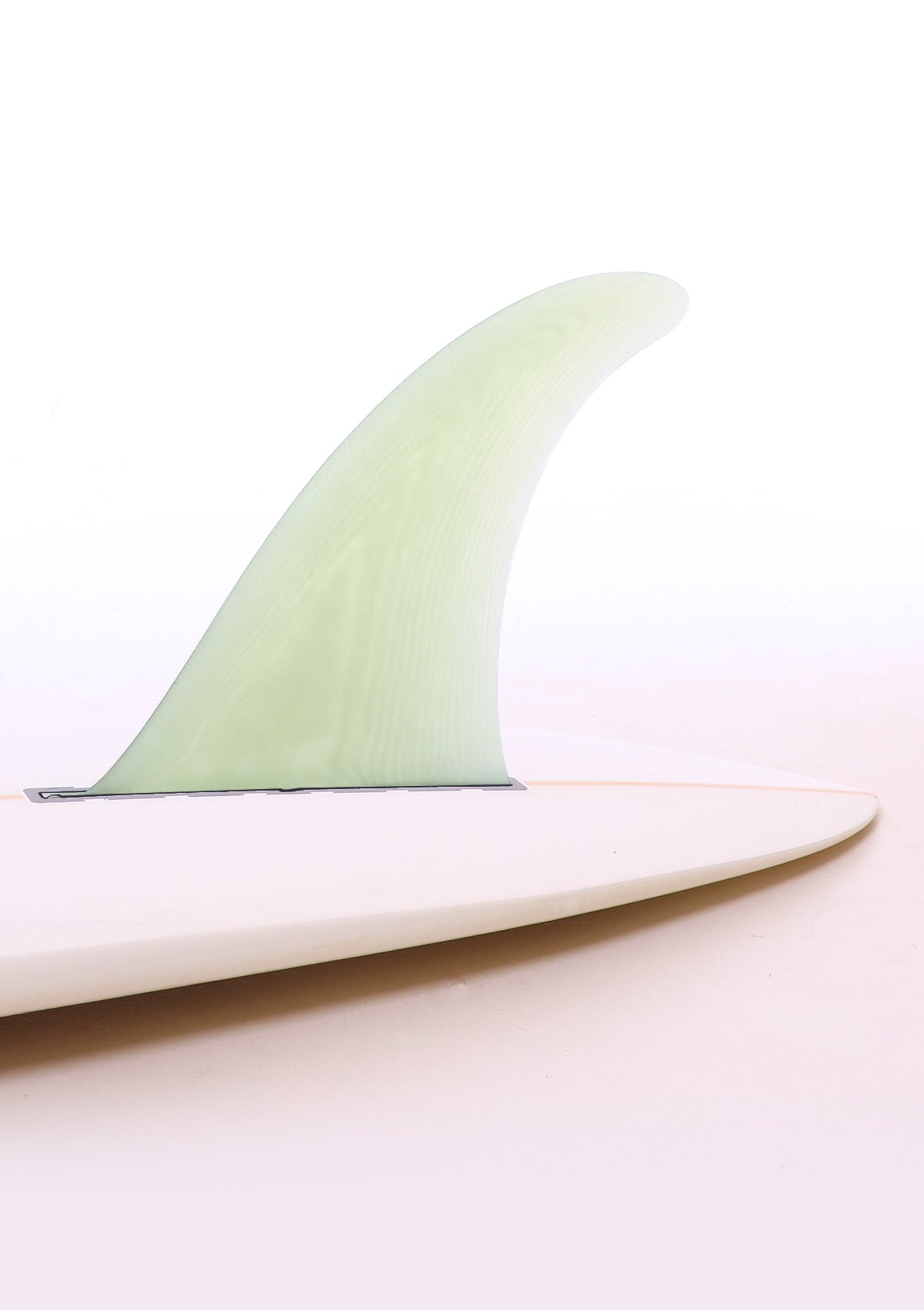 Hand Foiled 10” Log Single Fin - Clear