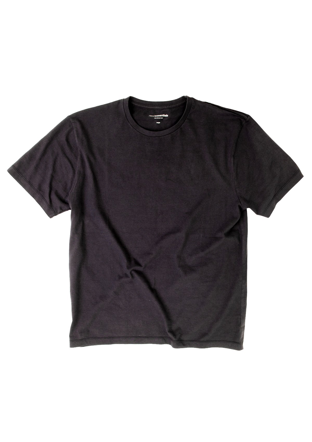 needessentials organic cotton t-shirt plain black