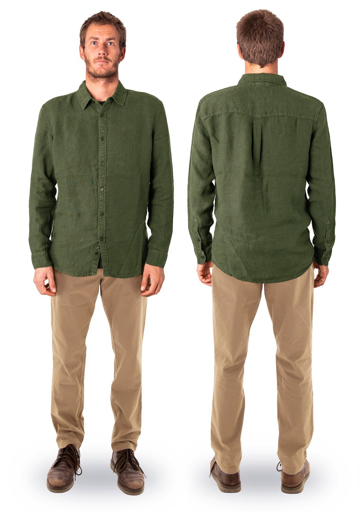 Hemp Lightweight Shirt - Dune Grass